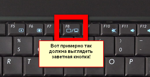 Проектор показывает только рабочий стол без иконок что делать